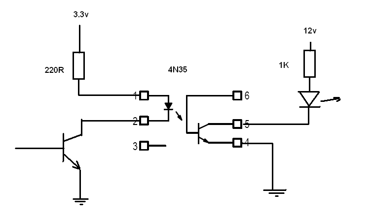 Sơ đồ kết nối 4N35