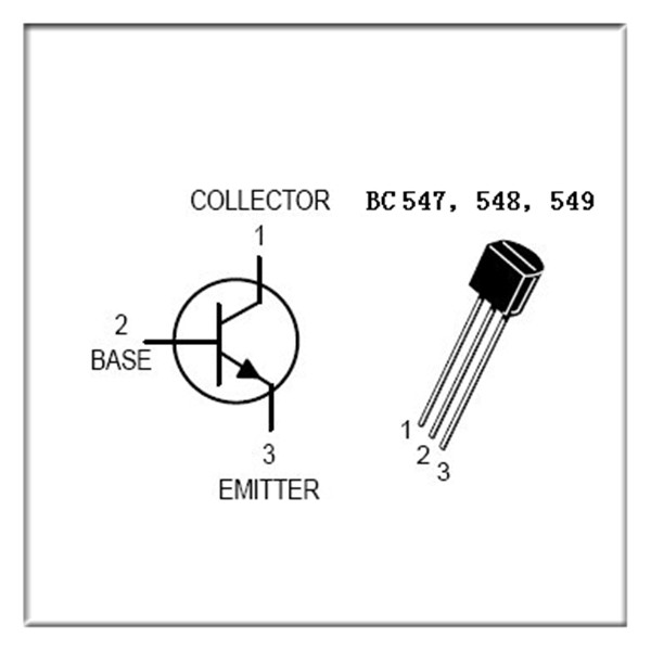 Sơ đồ chân Transistor BC548